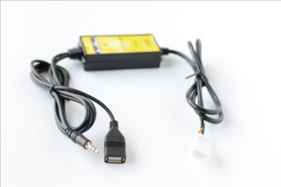 USB AUX Input Cable Adapter Toyota Camry Corolla RAV4 Tacoma Scion CD Changer