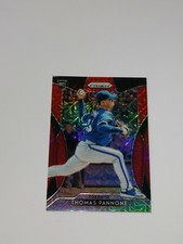 2019 Panini Prizm ** RED MOJO PRIZM **#237 Thomas Pannone RC #D / 299