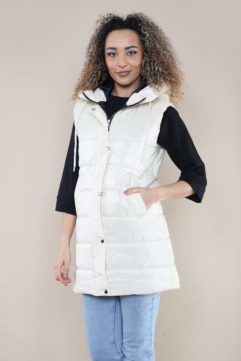 3 4 length down vest