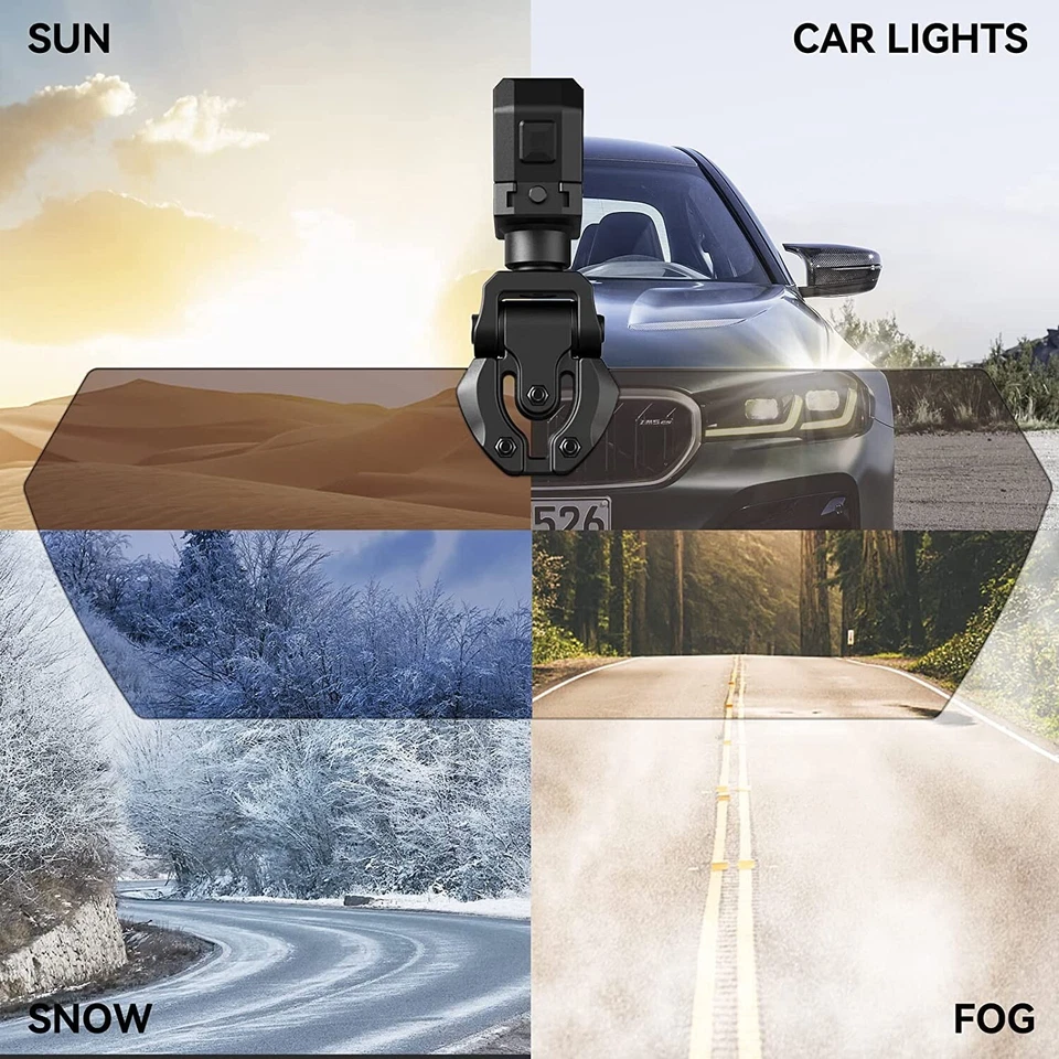 Parasol universal tintado UTV de 1,25-2"" para Polaris RZR Honda Talon Foto 4 de 4