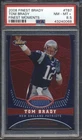 2008 Topps Finest Brady FINEST MOMENTS #/629 Tom Brady #TB7 PSA 8.5 PATRIOTS