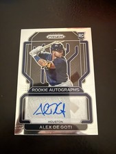 2022 Panini Prizm - Rookie Autographs Alex De Goti #RA-AG Silver Prizm (AU, RC)