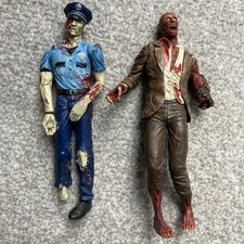 Resident Evil 2 Zombie Cop (Blue Variant)  & Crimson Head Zombie Horror Figures