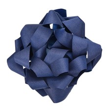12 Inch Large Gift Bow Glitter Christmas Bows Dark Blue for Gift Wrap 2Pcs
