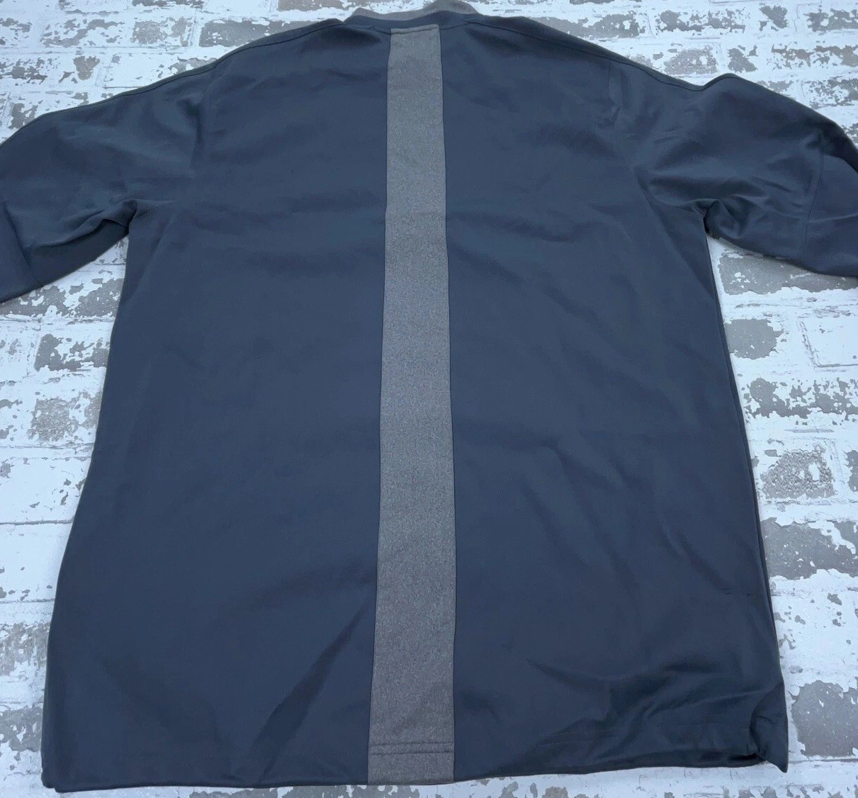 Adidas Jacket Men Medium Gray Performance Pull Ov… - image 10