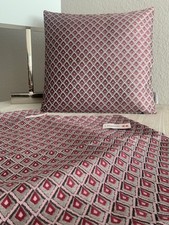 Kissenhülle Rosa Modern Luxus Edel Design Kissenbezug Sprügel Jaquard 48x48 NP29