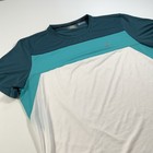 Asics Running Shirt XL Mens Short Sleeve Multi Collar Lightweight Active