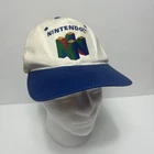VINTAGE Nintendo 64 Hat Snapback Super Mario N64 Kelloggs Promo Cap 1990s RARE