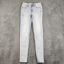 American Eagle Jegging Women s 00 Reg Super Stretch Hi-Rise Skinny Ankle Blue AE