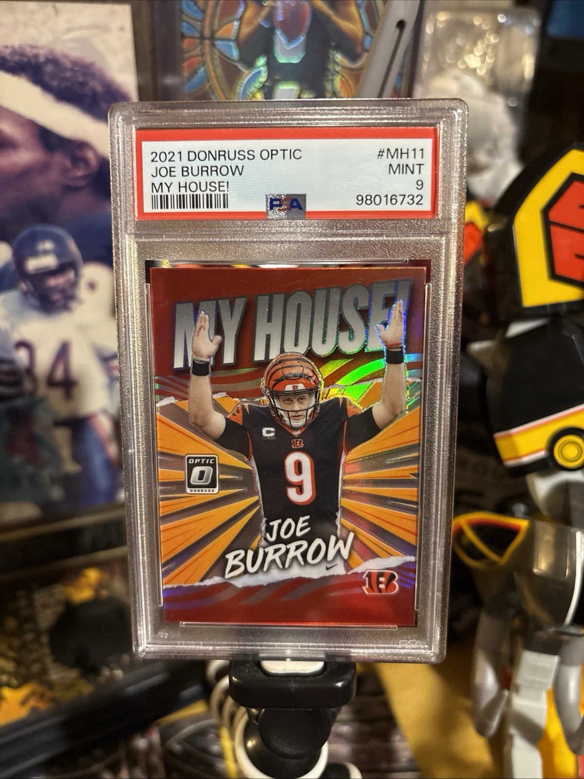 Panini Donruss Optic Joe Burrow Bengals My House! Insert 2021 #MH-11