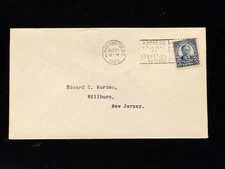 DC WASHINGTON OCT 27 1922 FDC #557 TO WORDEN, CV $135