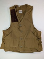 Vintage Duxbak Hunting Vest Duck Vest Pheasant Pouch Size Medium Made In USA
