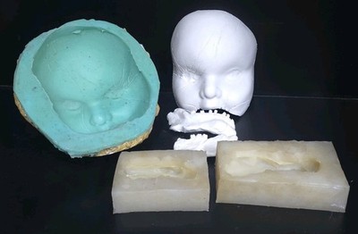 THE HILLS RUN RED BabyFace Silicone Mask Mold for Resin  Movie Lineage