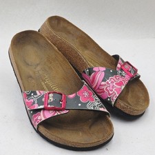 Sandali Papillio By Birkenstock rosa floreali taglia UK 4,5 EU 37-Std Fit 