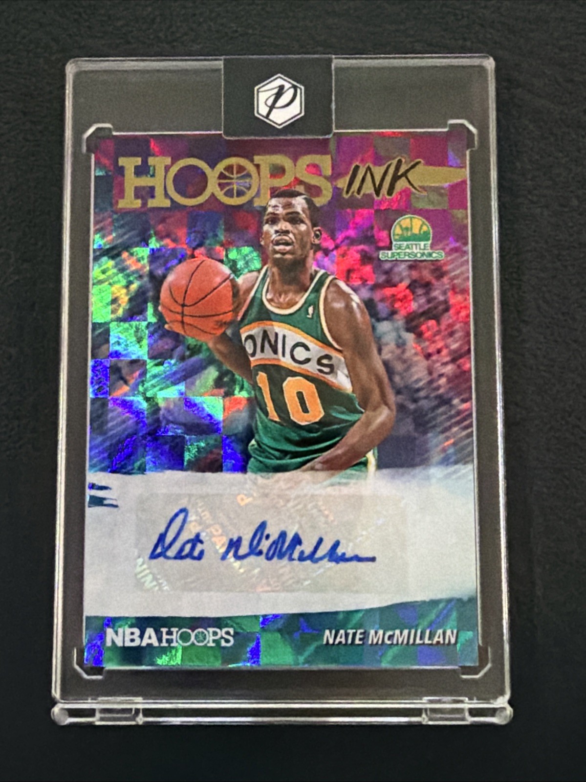 2019-20 Panini NBA Hoops Hoops Ink Nate McMillan #HI-NMM Auto