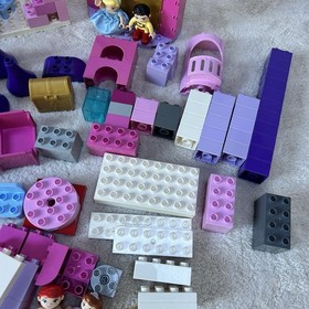 Lego Duplo Sets #6154 Disney Cinderella Castle #10873 Minnie &10595 Sofia READ