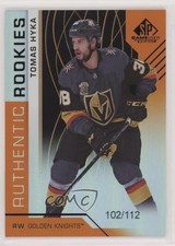 2018 SP Game Used Authentic Rookies Orange Rainbow 102/112 Tomas Hyka #162 1vd