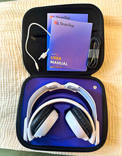 BrainTap Headset Light Therapy Device Bluetooth Portable w/ Case Eyes Ears