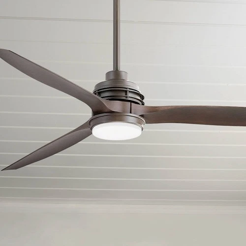 60" Hinkley Artiste Matte Bronze LED Wet-Rated Smart Ceiling Fan - Picture 1 of 10