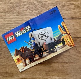 3 Lego Western: 6716 Weapons Wagon, 6712 S. Showdown, 6790 B. Wheelgun- all 100%