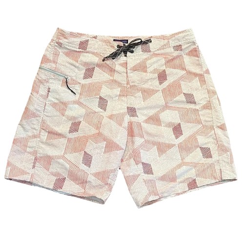 Short de bain Patagonia Wavefarer homme 36 maillots de bain surf extérieur plage géométrique - Photo 7/7