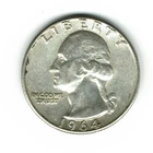 1964 Washington Quarter, 90% Silver