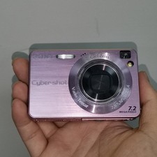Pink SONY Cyber-shot DSC-W120 7.2MP 4x Optical Zoom Compact Digital Camera