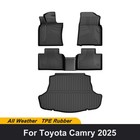 For Toyota Camry 2025 All Weather Car Accessories TPE Floor Mats and Trunk Mat