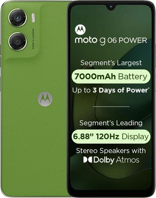 Motorola Moto g06 Power Pantone Tendril 4Go RAM 64Go Indian Global Version - Photo 1/4