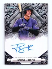 2023 Bowman Sterling - Jordan Beck (RC) Auto /100 Silver #PA-JBK