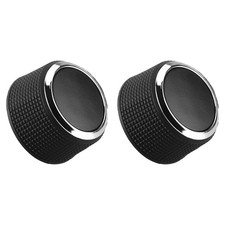 2pcs Rear Control Knobs Audio Radio For 2009-2017 Buick Encalve Gmc Acadia