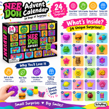 2026 NeeDoh Advent Calendar 24 Days Of Surprise Christmas Countdown BRAND NEW