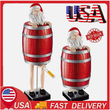 Funny Santa Claus Cigarette Dispenser Up Holder Prank Toy Case Gift US