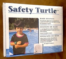 NEW-Safety Turtle Base Station Pool Alarm For Child Or Pet Unused NO WRISTBANDS