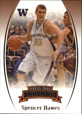 2007-08 Press Pass Legends Bronze #15 Spencer Hawes /899 - BSK