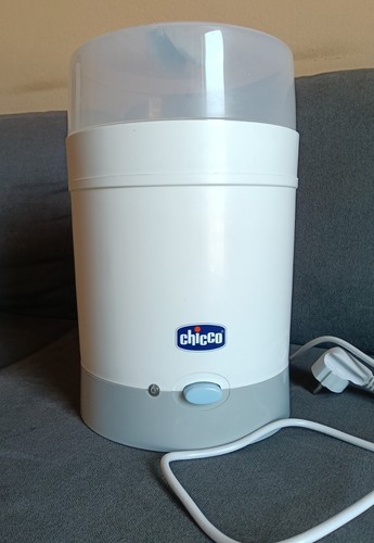 Sterilizzatore elettrico a vapore Chicco Artsana, bianco grigio ad acqua neonato - Foto 3 di 13