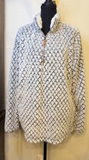 Simply Southern Fuzzy Quarter Zip Sherpa Pullover Gray Size L
