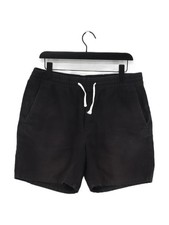 Weekday Men's Shorts M Black 100 Cotton Sweat