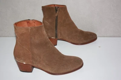EMMA GO boots daim marron clair T 38 BON ETAT - Photo 1/4