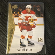 2023-24 hockey UPPER DECK SERIES 2 RETRO DIE CUT gold rdt-15 walker duehr Calgar