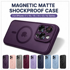 Shockproof Magnetic Magsafe Phone Case For iPhone 17 16 15 14 13 12 Pro Max Plus