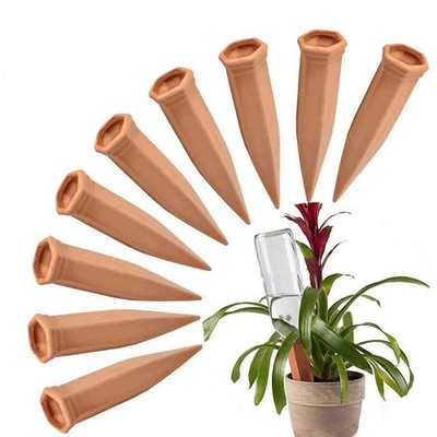 10 Pieces of Plant Watering 7 inches (length) x 1.78 (diameter), Tan