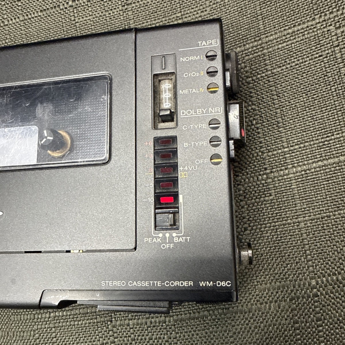 1983 SONY Walkman Pro WM-D6C Cassette Player First Gen (NO POWER