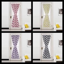 CHEVRON LIQUIDATION LAST CHANCE SALE FRENCH DOOR CURTAIN PANEL NO TIE BACk MEME