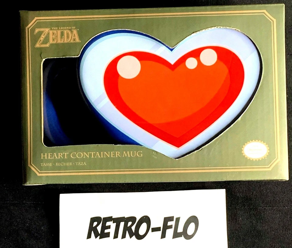 Becher Tasse The Legend Of Zelda Herz - Nintendo Offiziell - Paladone COLLECTOR - Bild 3 von 4