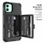 thumbnail 1 - iPhone 11 Wallet Case Shockproof Card Holder Hybrid Durable Cover Mirror Black