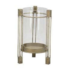 Windlicht Sobre - Metall/Glas - 16x16x26 cm