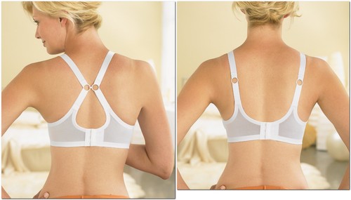 Glamorise 2-N-1 CONVERTIBLE Stretch-Lace Bra 38B 38C WIRELESS Nude NEW SEALED - Picture 5 of 12
