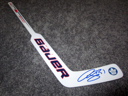 CURTIS JOSEPH "CUJO" Toronto Maple Leafs SIGNED Autograph Mini Goalie Stick COA - Picture 1 of 2