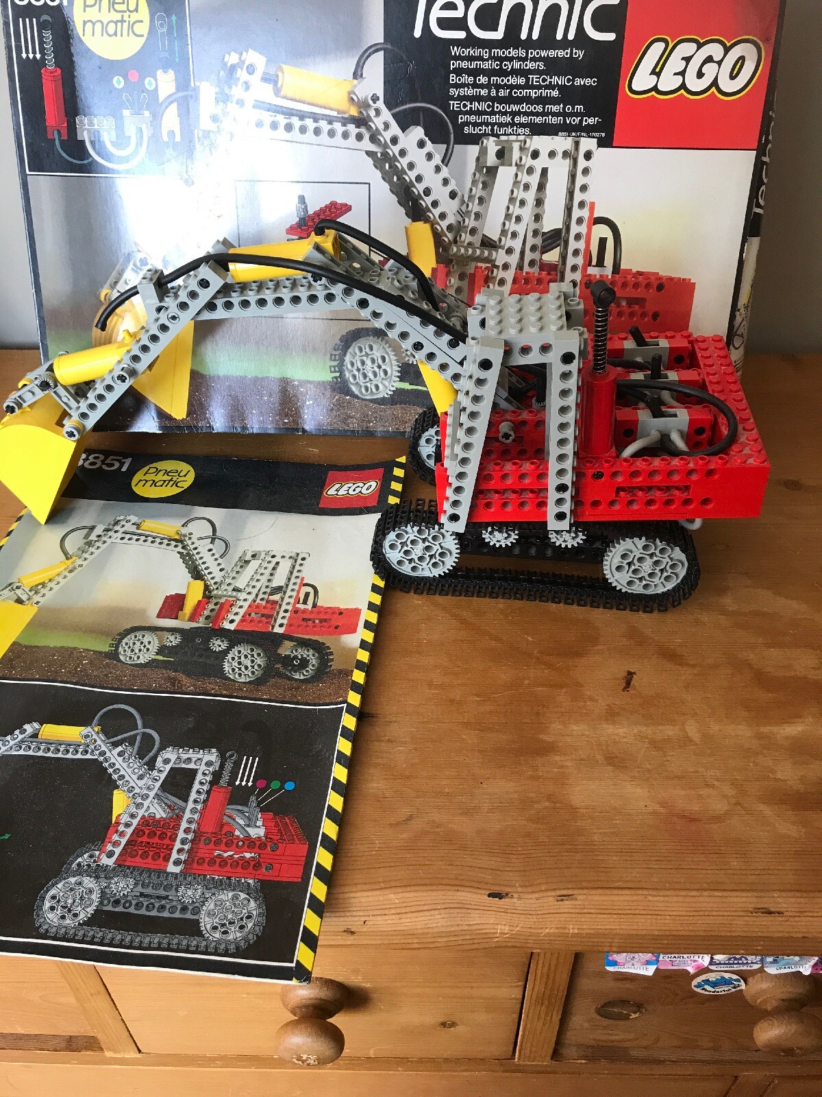 lego technic digger 1980s